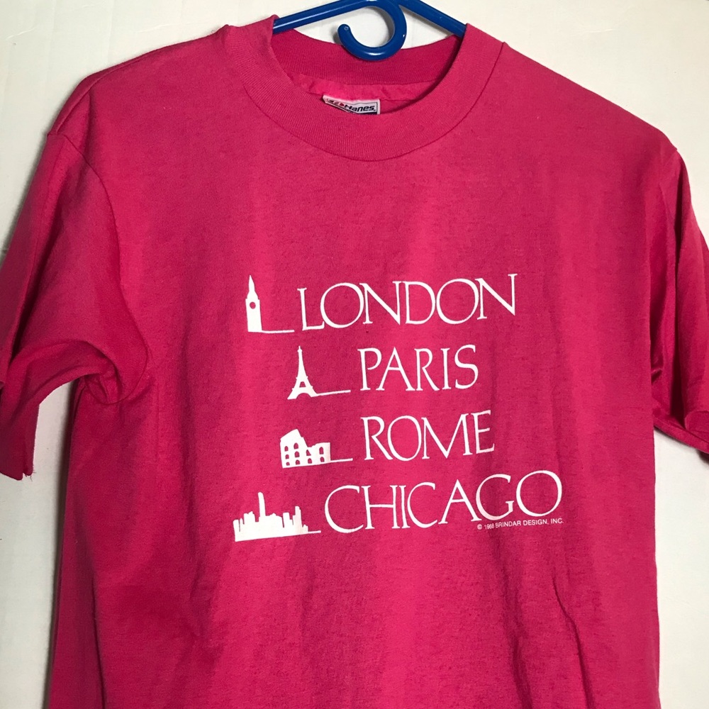 Hot pink Brindar Designs Destination t-shirt